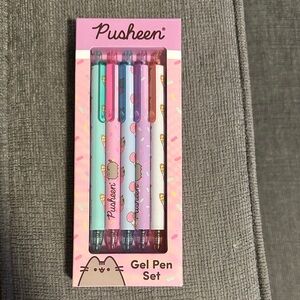 Pusheen Pastel Gel Pen Set with Ice Cream Motif